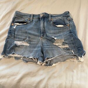 Universal Thread Blue Distressed Jean Shorts